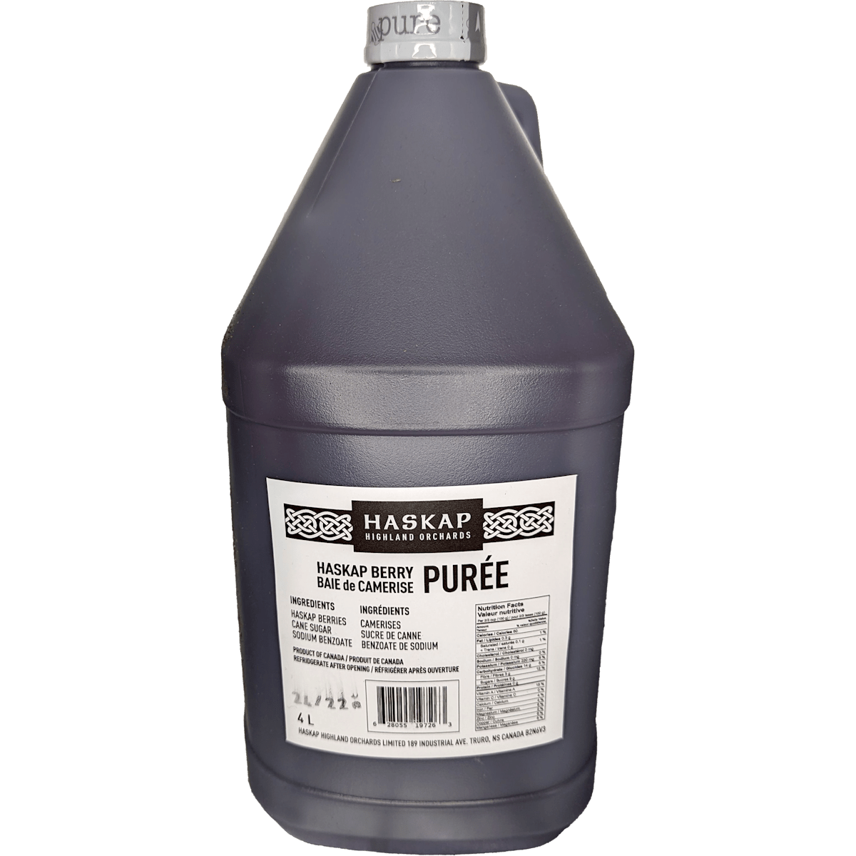 Haskap Berry Purée (4 litres)